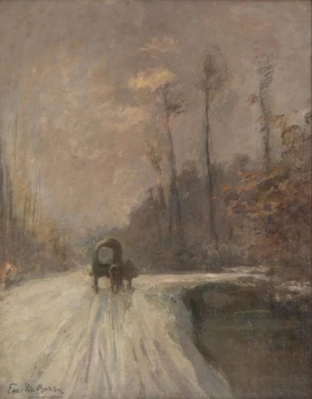 Strada con carro